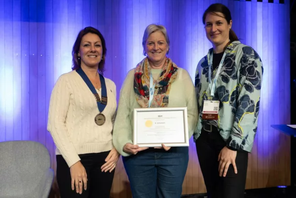 First prize for Best Science-oriented Poster Presentation, K Schubach