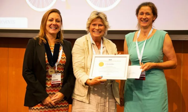 First Prize for Best Science-oriented Poster Presentation, B. Thoft Jensen on behalf of L. Faurholt Øbro