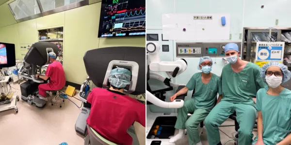 Urologists using the robotic systems in Japanese centres