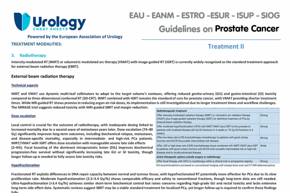 Prostate Cancer - Uroweb